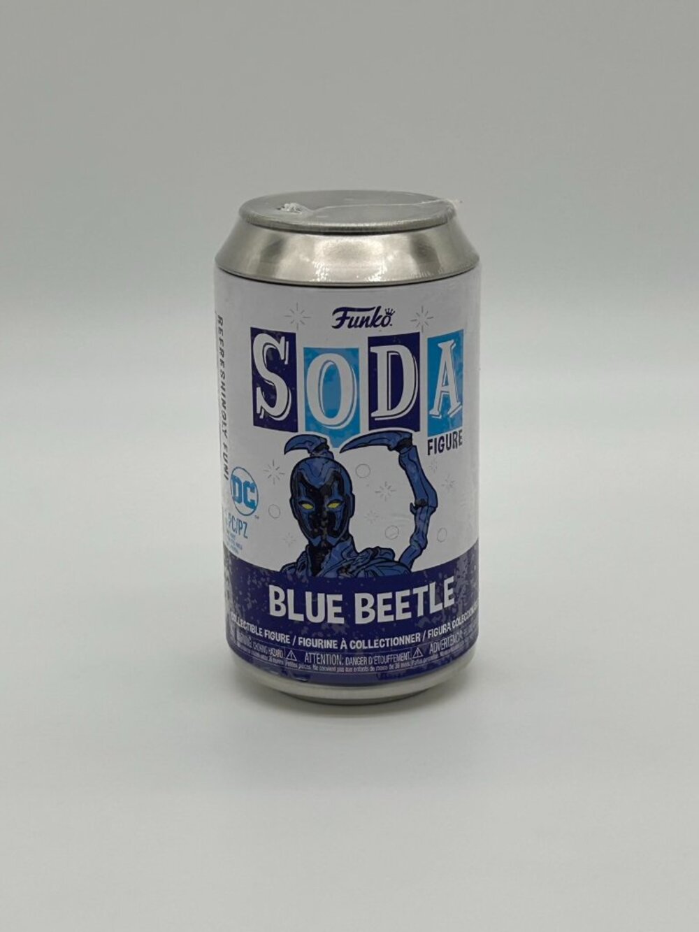 New Funko Soda Blue Beetle DC Vinyl Figure Sealed Can 2023 1 in 6 Chase Chance